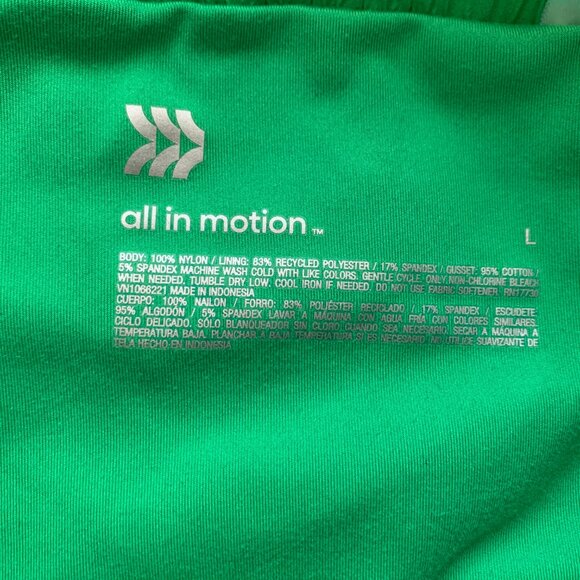 Green Running Shorts Size Large - Picture 3 of 3